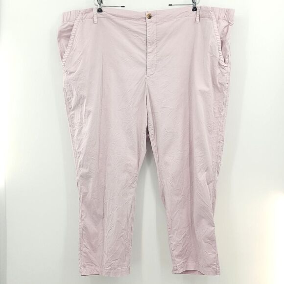 Old Navy Chino Pants Womens Size 4X Purple Office Work Business Casual Career - Picture 1 of 7